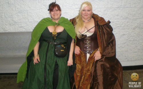 コスプレ自体はすばらしいのに、アメリカン体型が…