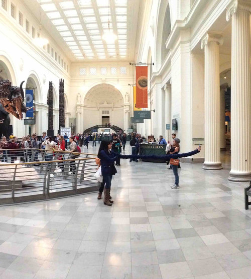 博物館でパノラマ撮影01