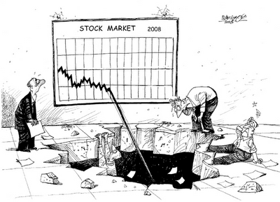 アメリカの株価の暴落ぶり