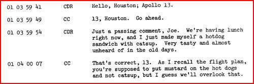 アポロ13号の会話記録01