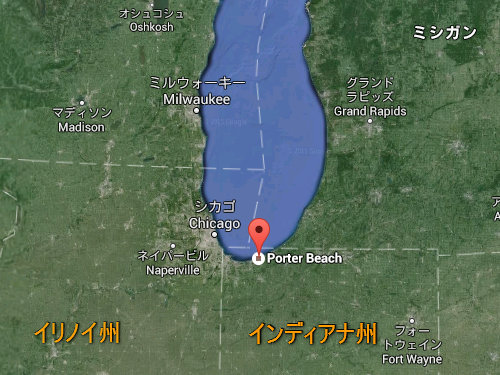 インディアナ州から見たシカゴ03