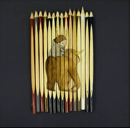 逆転の発想 鉛筆に絵を描いたアート らばq 逆転の発想 鉛筆に絵を描いたアート らばq
