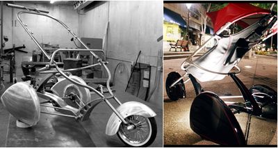 格好いいベビーカーで旦那も育児04