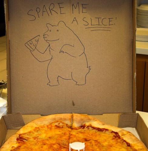 ピザのデリバリーの絵11