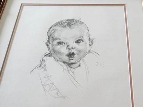 おばあちゃんが90年前に描いてもらった似顔絵02