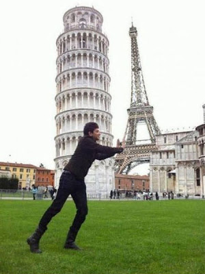 ピサの斜塔の修正写真10