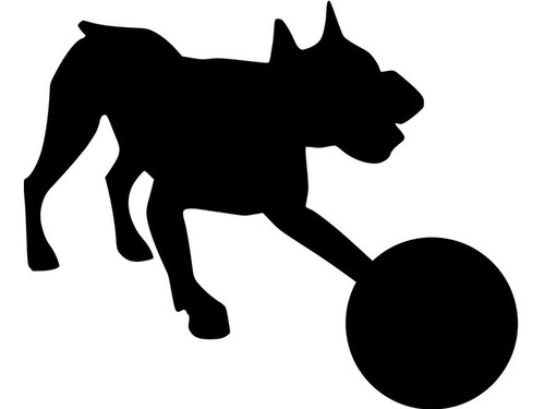 ボールと犬