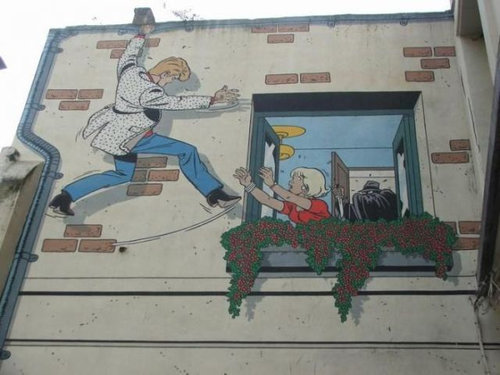 ベルギー・ブリュッセルに描かれたコミックス・グラフィティ33