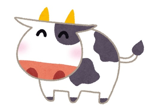 もふもふ牛