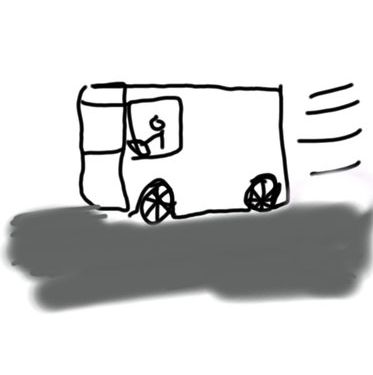 小学校3年生のときにデザインした車02