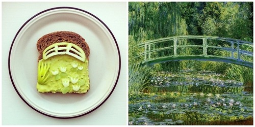 名画をトーストで再現07