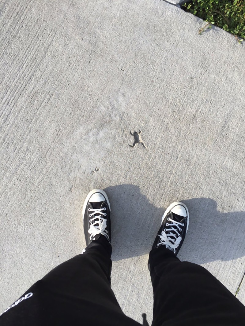 ここで悪いことが起きたに違いない 気になるコンクリートの痕跡 らばq