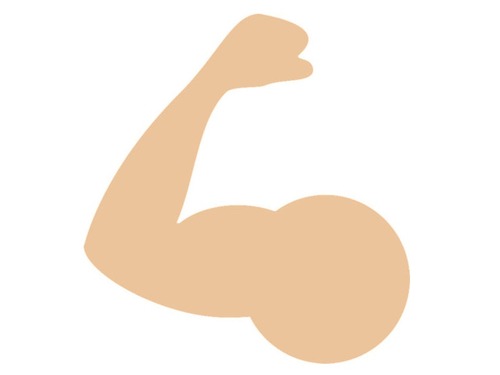 極端に腕が長い