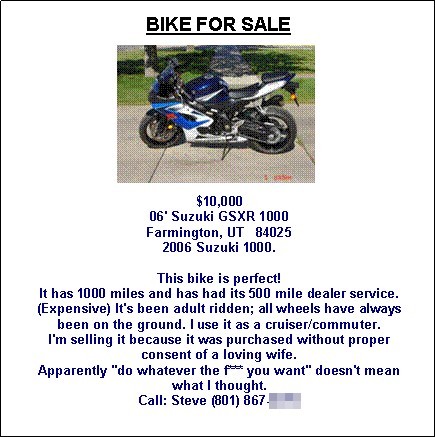 バイク売ります2