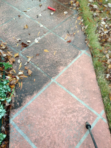 ビルを高圧洗浄機で掃除06