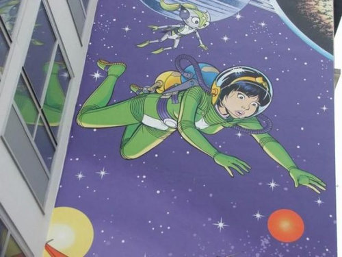 ベルギー・ブリュッセルに描かれたコミックス・グラフィティ17