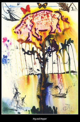 ダリが描いた不思議の国のアリス07