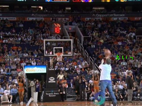 バスケでハーフコートゴール00