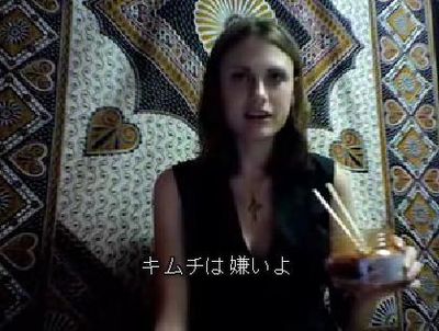 アメリカ人女性の「キムチ侮辱映像」