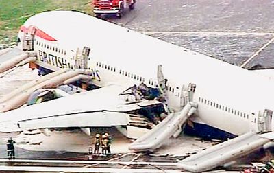 ヒースロー空港で緊急着陸01