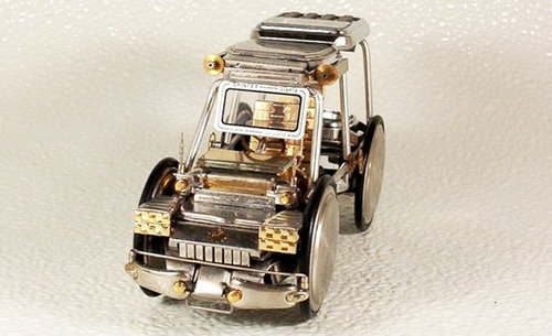 時計で作ったバイク16