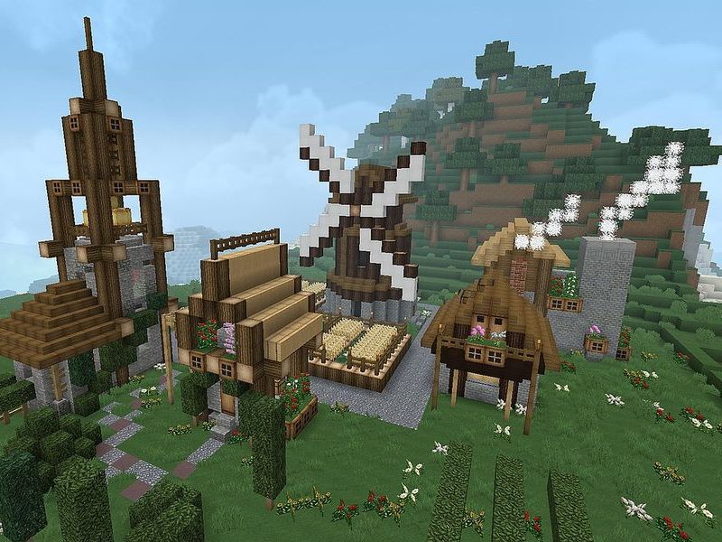マインクラフトと現実の景色を比べてみた どっちが好き らばq