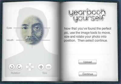 卒業アルバム風にしてくれる「Yearbook Yourself」04