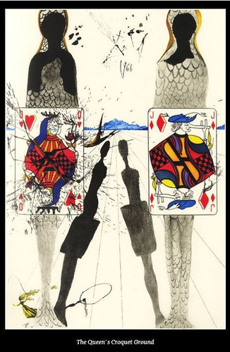 ダリが描いた不思議の国のアリス09