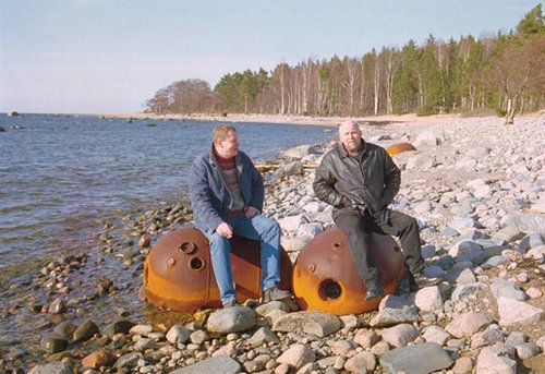 ソ連時代の「機雷」をインテリアに改造04