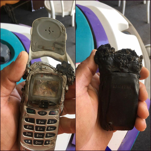 ケータイを電子レンジに01