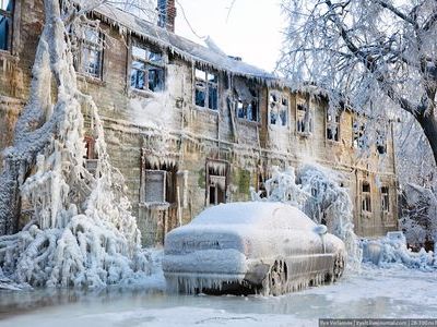 氷点下20度の火事消火00