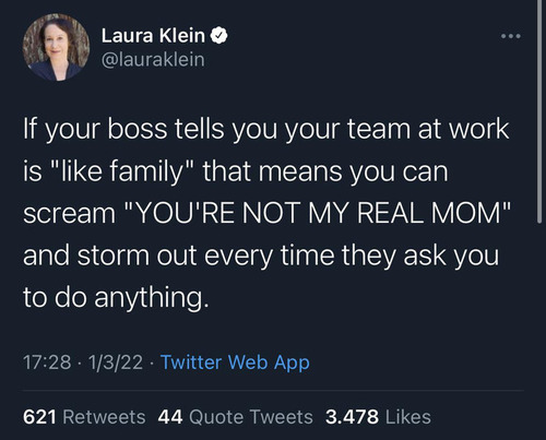 もし上司が職場のチームを「家族のようである」と言ってきたら01