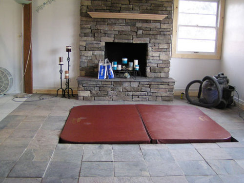 リビングにお風呂作った04