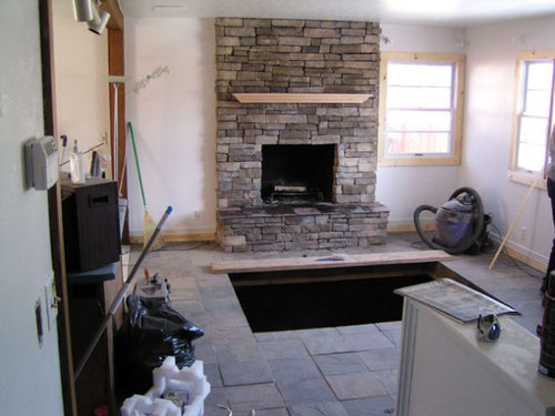 リビングにお風呂作った13