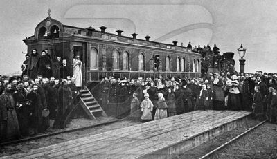 ロシアの列車の教会11