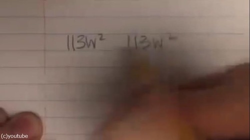 計算式を書く音があのテーマに聞こえる01