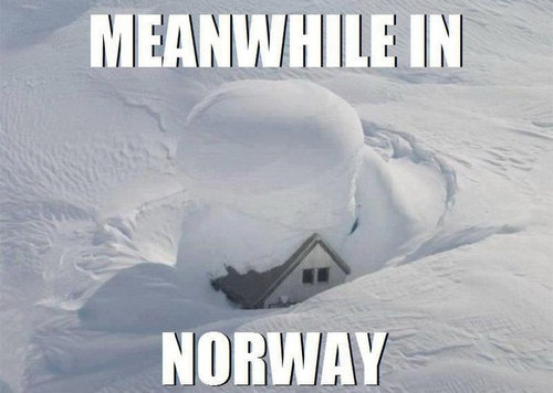 ノルウェーの雪だるま08