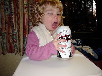 ビールと子供