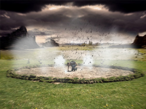 学校の花壇でやってみた02