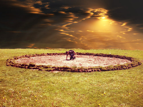 学校の花壇でやってみた12