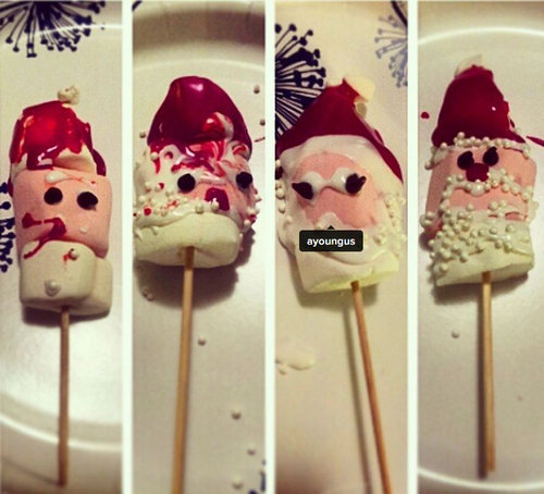 自作のクリスマス・スイーツの失敗例09