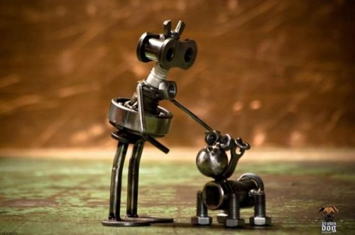 工具を溶接したアート07