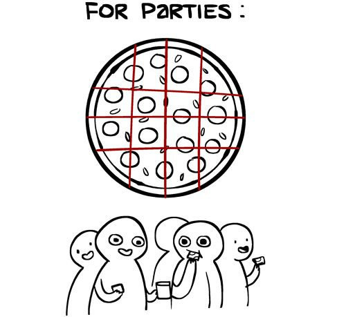 ピザの切り方02