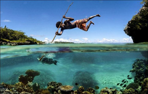 ニューカレドニアのモリ漁03