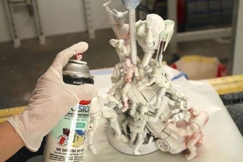 ガラクタおもちゃをインテリアに変身04