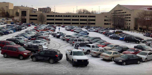 駐車場のラインが見えないとき01