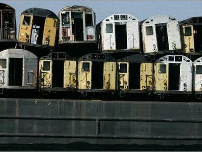 引退した地下鉄車両の処分00