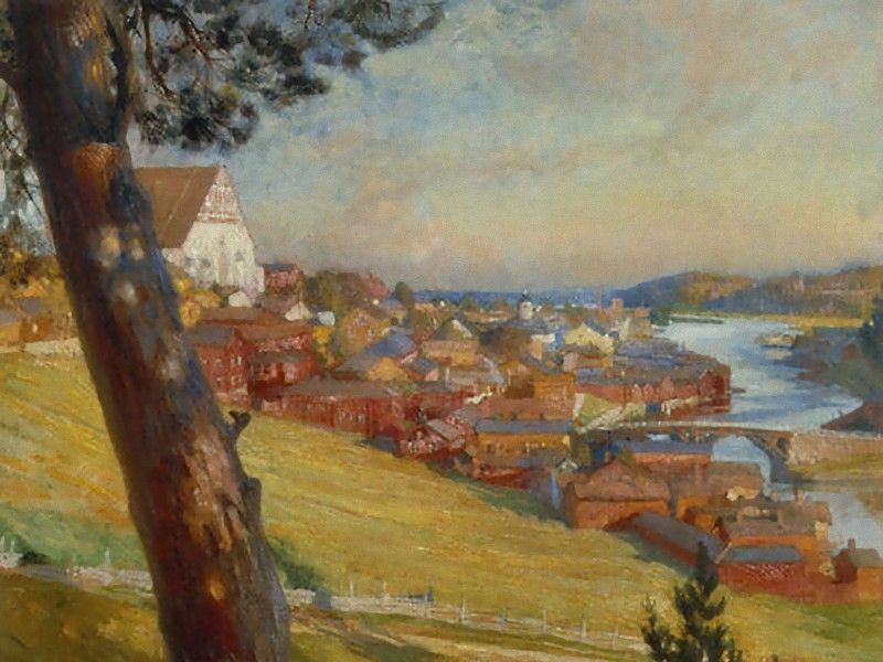 フィンランドの1892年の風景画と、同じ場所で撮った2020年の写真…130年の違い:らばQ