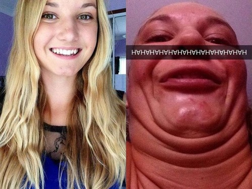 海外の女の子の変顔ランキング01