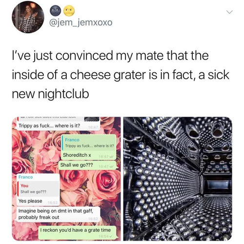 チーズグレーターの中はナイトクラブだった01